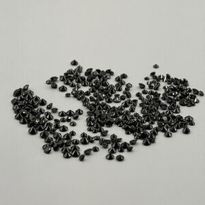 13.7 Ct Black Diamond Melee Round Cut Loose Stones 0.01–0.03 Ct Lot
